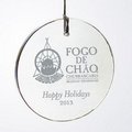 Circle Crystal Christmas Ornament